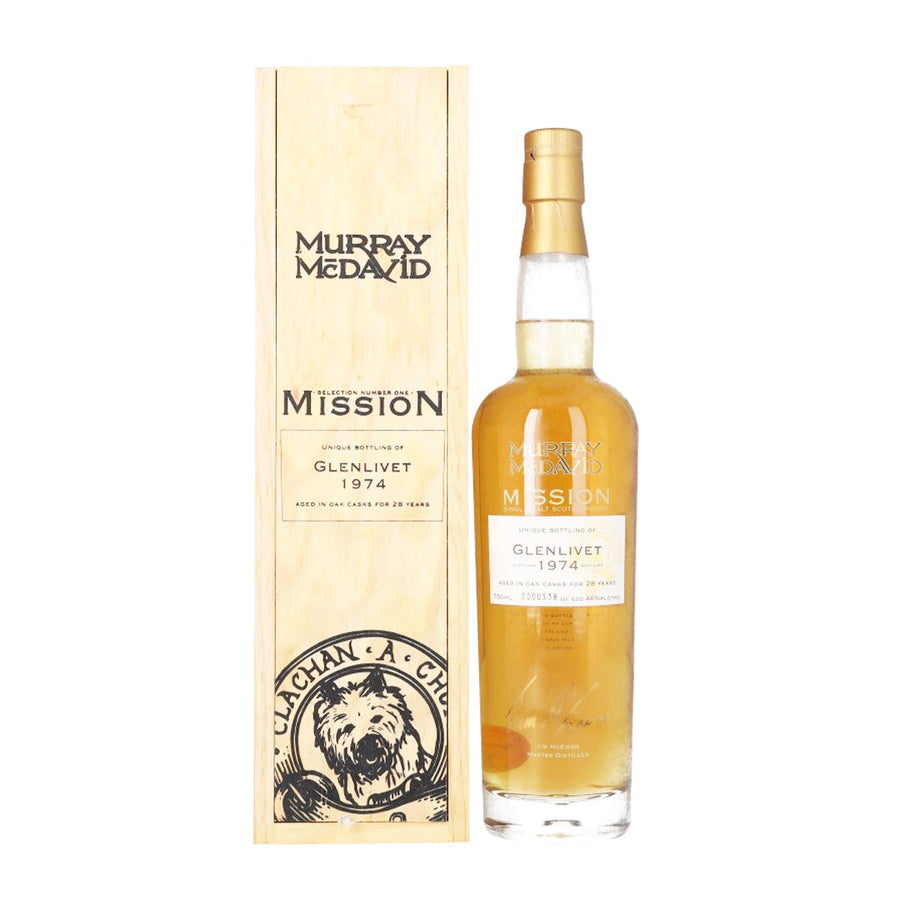 Glenlivet 1974 Murray McDavid 28 Year Old Mission Scotch Whisky The Glenlivet