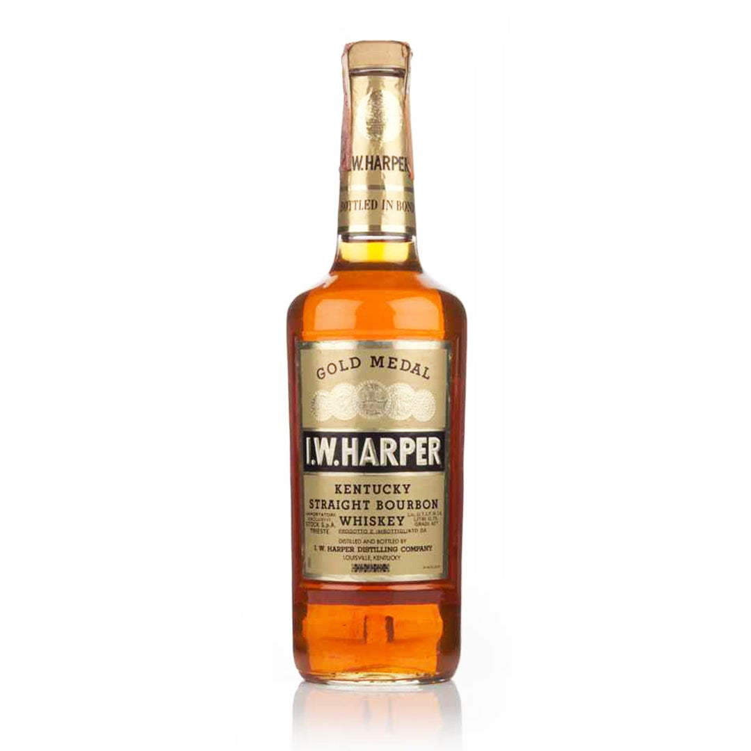 Gold Medal I.W Harper 1970s 86 Proof Kentucky Straight Bourbon Kentucky Straight Bourbon Whiskey I.W. Harper