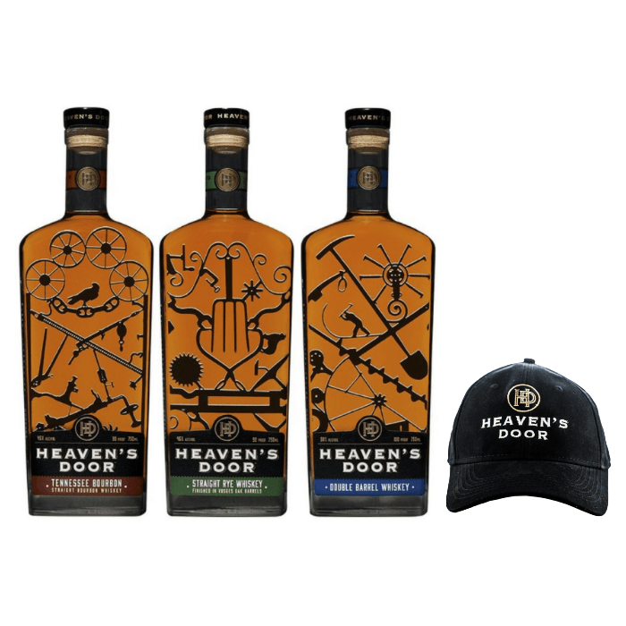 Bob Dylan Heaven's Door Whiskey Gift Set Bourbon Heaven's Door Whiskey
