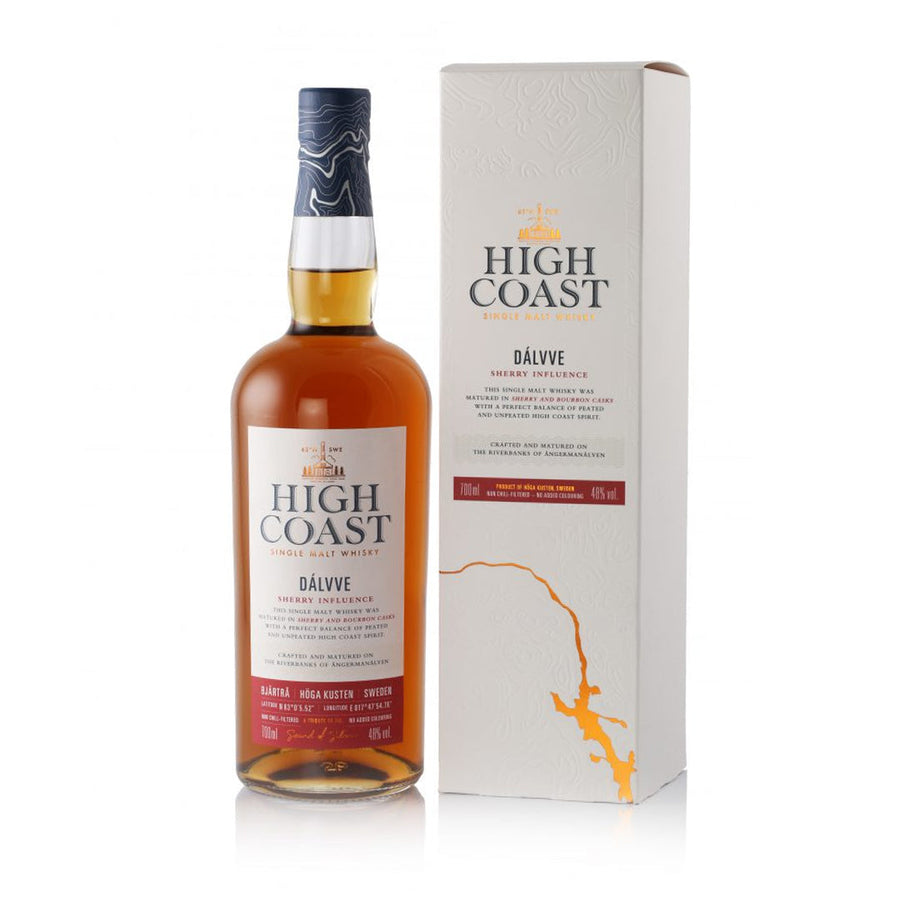 High Coast Dalvve Spanish Oak Swedish Single Malt Whisky Single Malt Whiskey High Coast Whisky