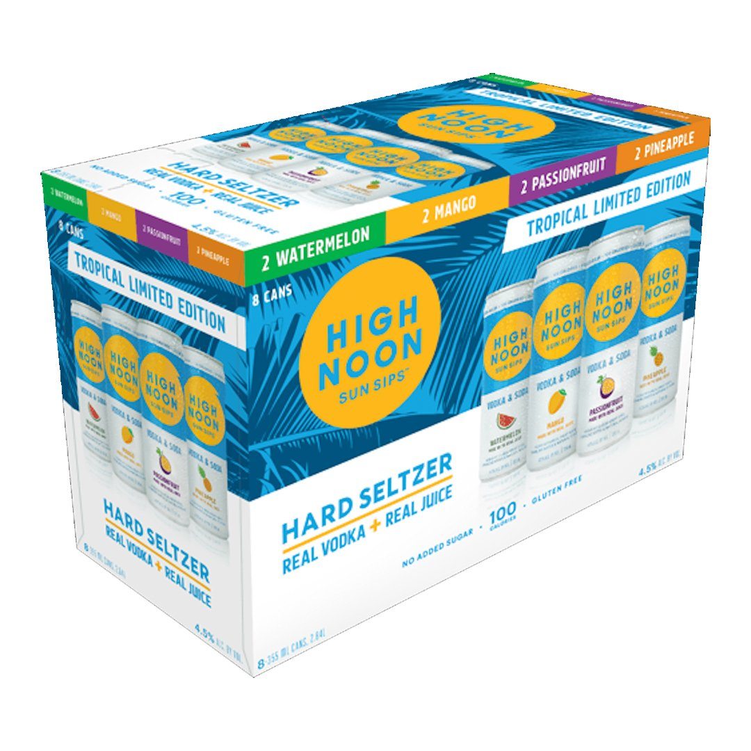 High Noon Tropical Variety 8PK Hard Seltzer High Noon