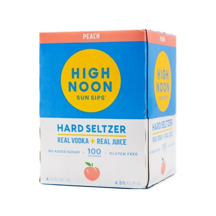 High Noon Peach 4PK Hard Seltzer High Noon