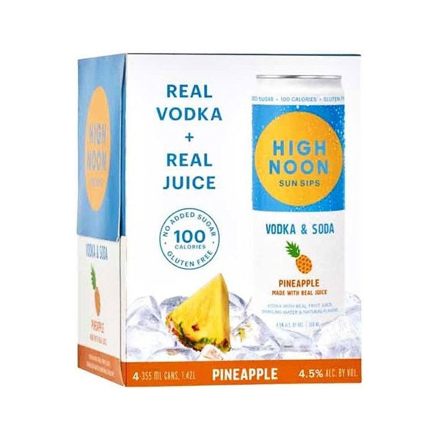 High Noon Pineapple 4PK Hard Seltzer High Noon