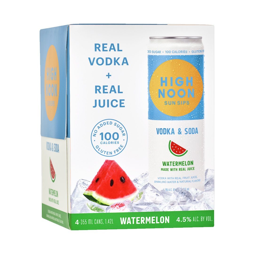 High Noon Watermelon 4PK Hard Seltzer High Noon