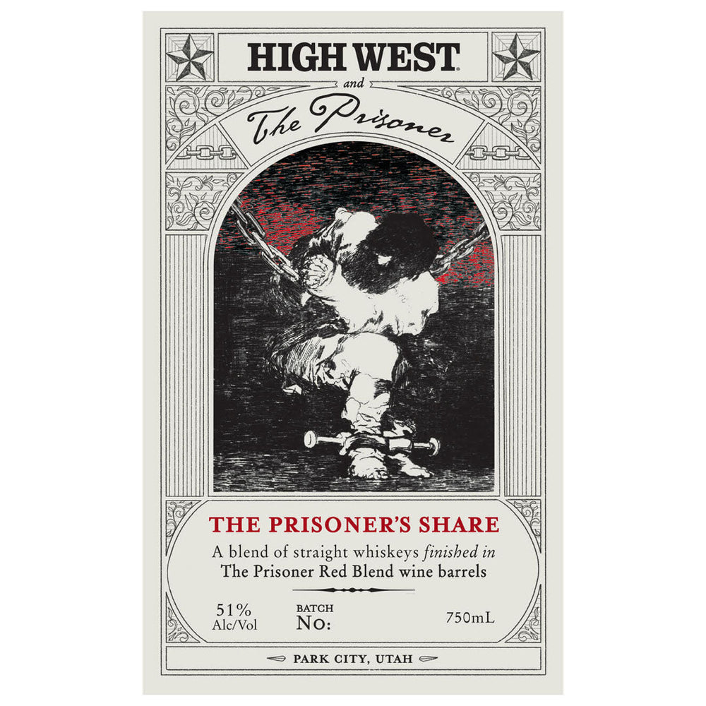 High West The Prisoner's Share Blended Straight Whiskey High West Whiskey