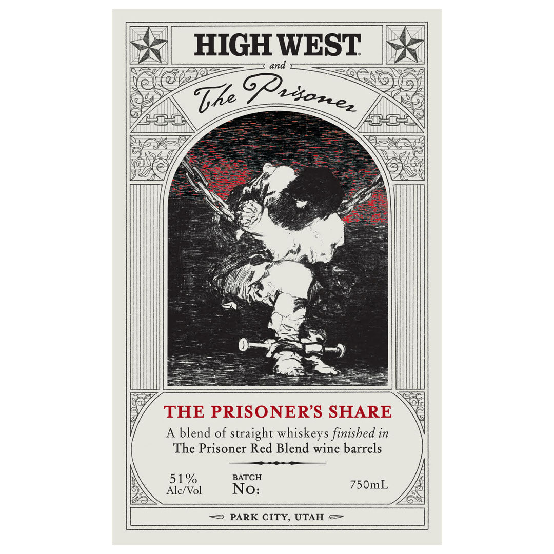 High West The Prisoner's Share Blended Straight Whiskey High West Whiskey