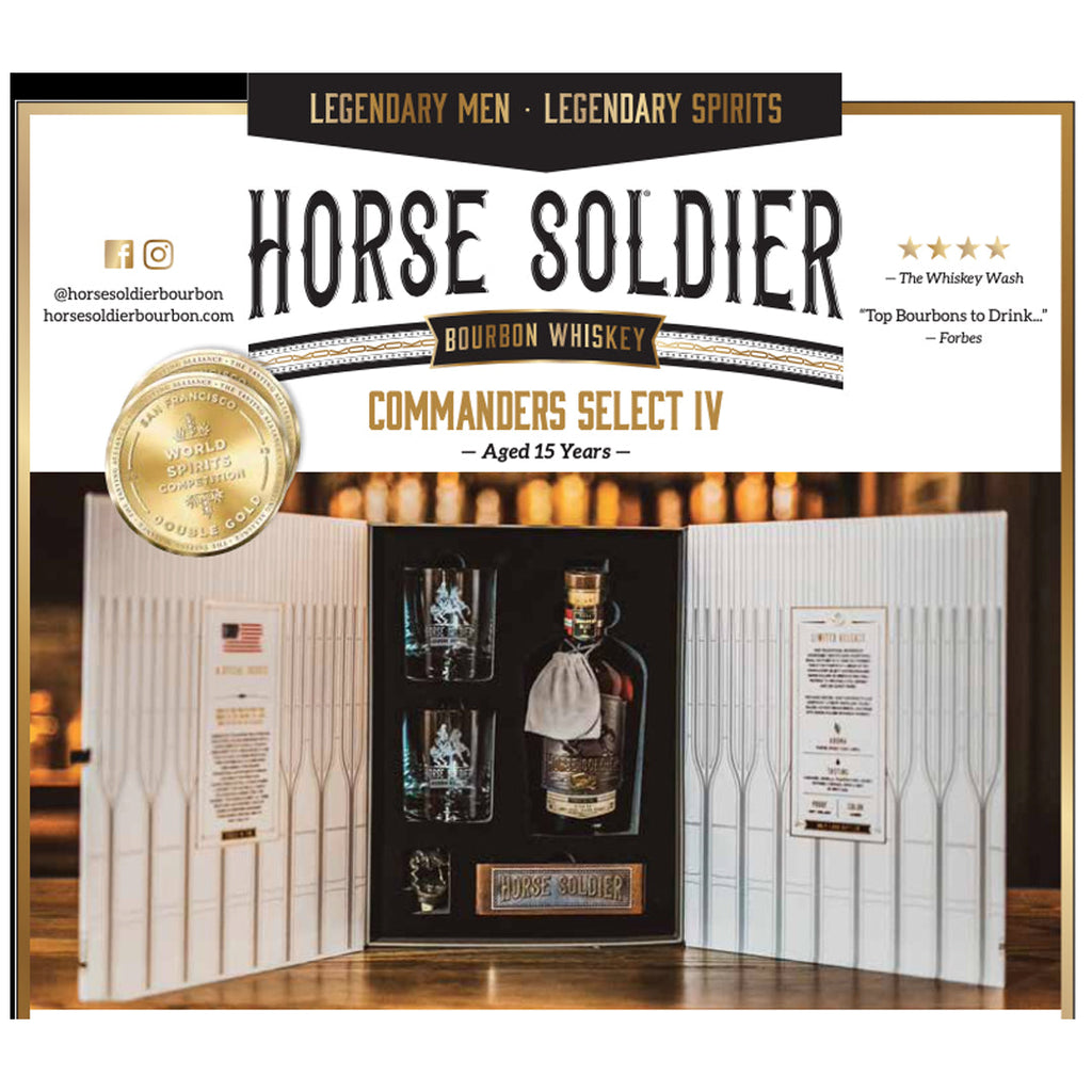 Horse Soldier 15 Years Old Commander’s Select IV Bourbon Whiskey Bourbon Whiskey Horse Soldier Bourbon 