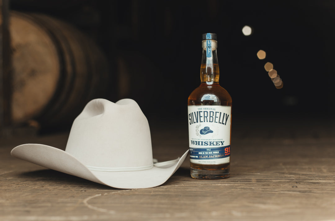Silverbelly Kentucky Straight Bourbon Whiskey by Alan Jackson Kentucky Straight Bourbon Whiskey Silverbelly Whiskey