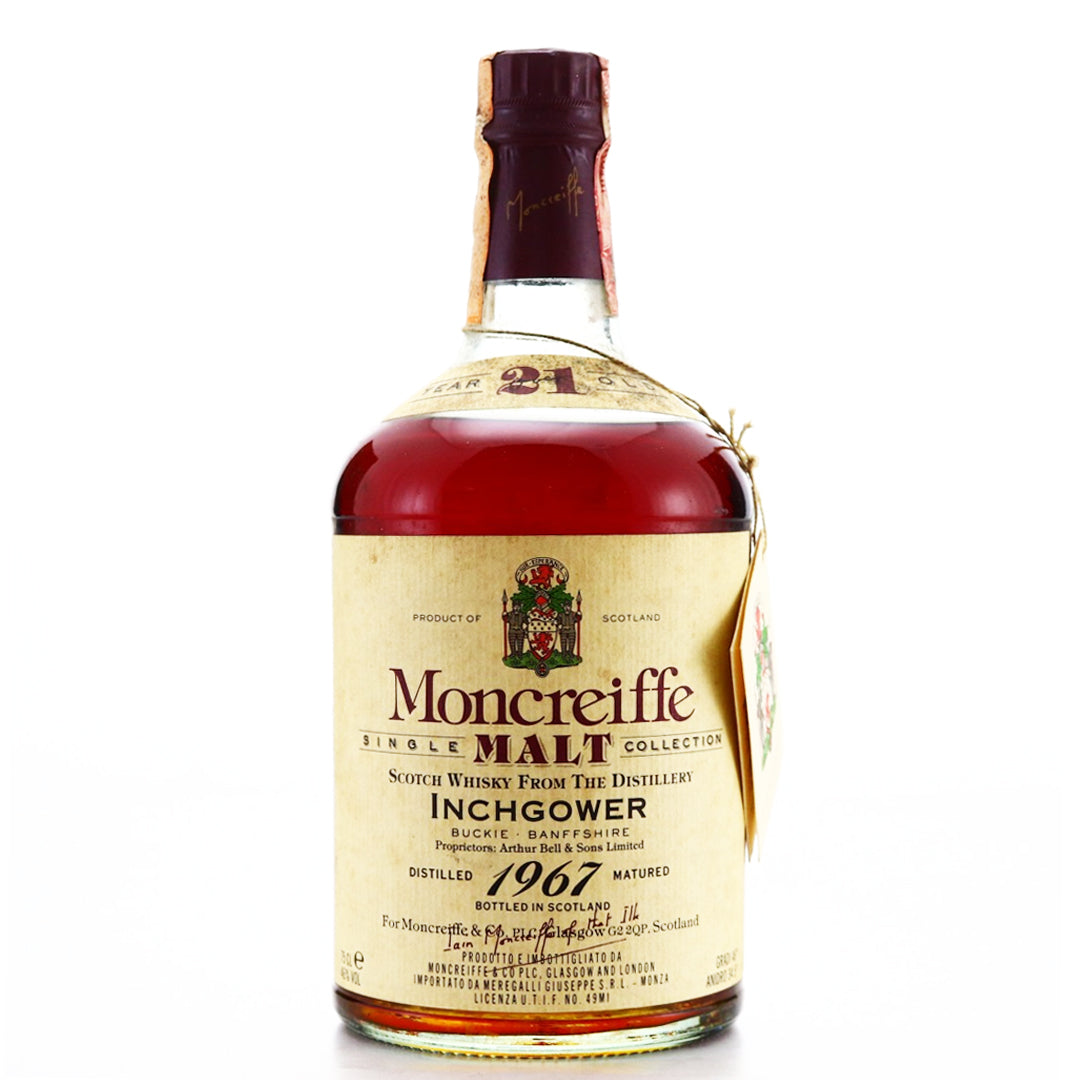 Inchgower 1967 Moncrieffe 21 Year Old Single Malt Collection Scotch Whisky Inchgrower