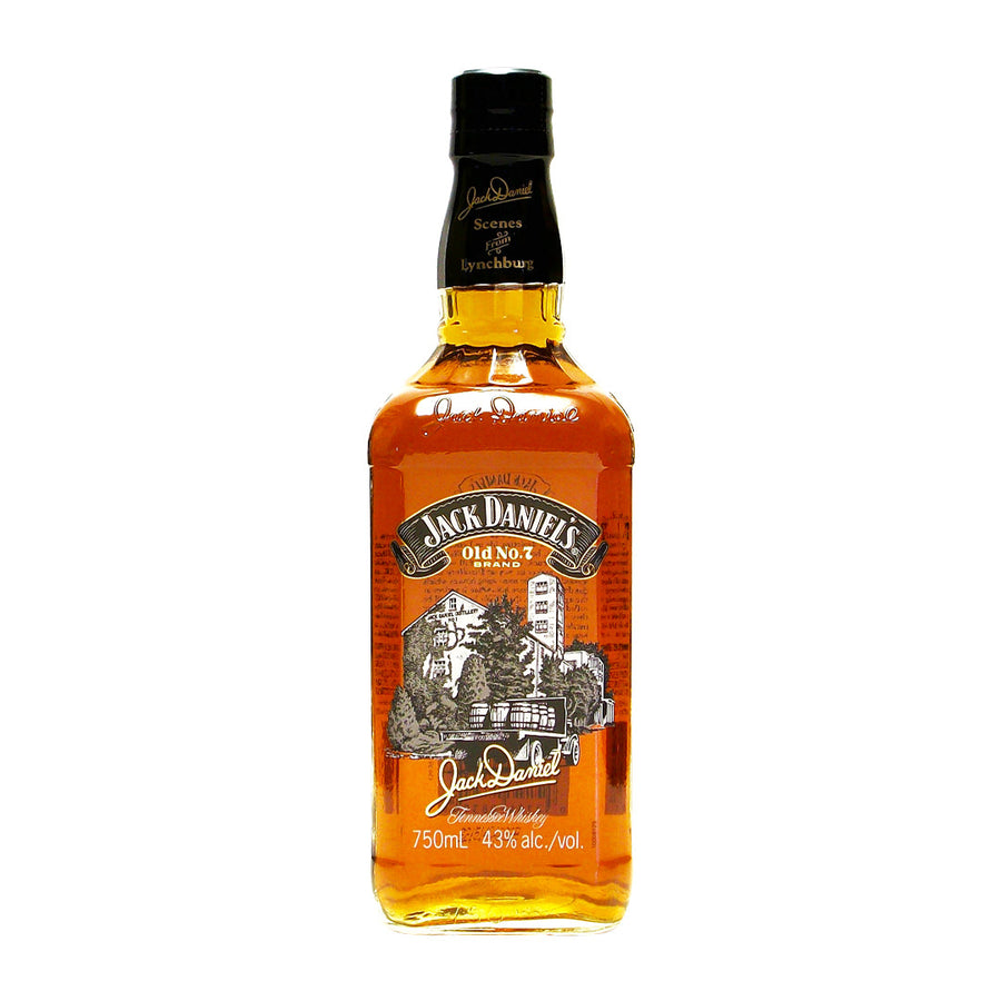 Jack Daniel's Scenes From Lynchburg Number 2 750ML Signed Bottle by Jimmy Bedford Tennessee Whiskey Jack Daniel's