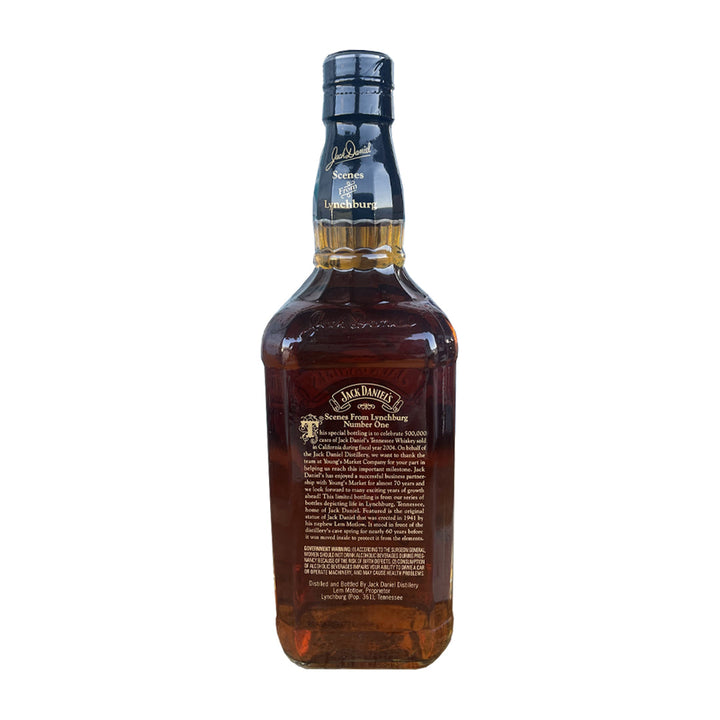 Jack Daniel's Scenes from Lynchburg Number One Employee Bottle 1L Signed by Jimmy Bedford Tennessee Whiskey Jack Daniel's