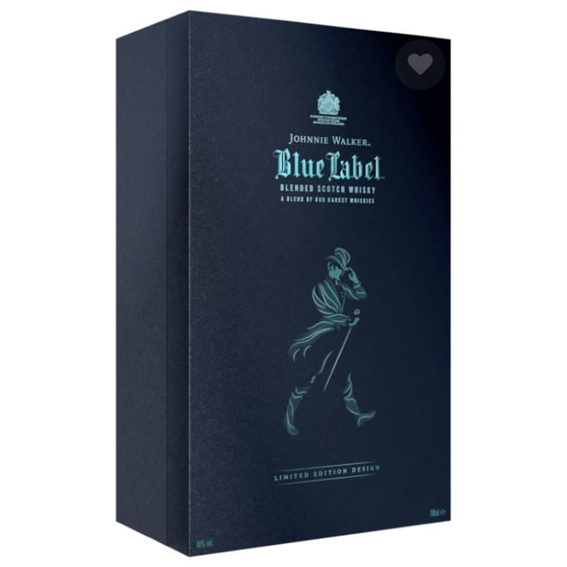 Johnnie Walker Blue Label Limited Edition Design Gift Set With Crystal Glasses Scotch Johnnie Walker