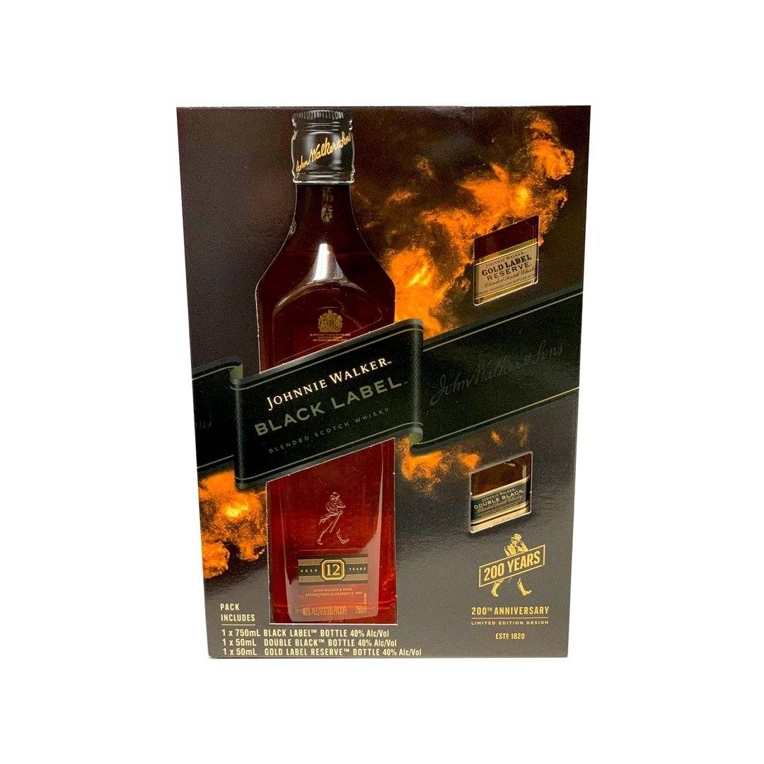 Johnnie Walker Black Limited Edition Gift Set Scotch Whisky Johnnie Walker