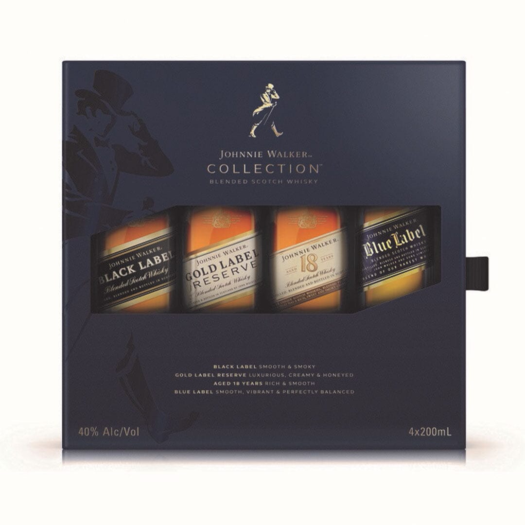 Johnnie Walker Collection Gift Set (4X200ML) Scotch Whisky Johnnie Walker