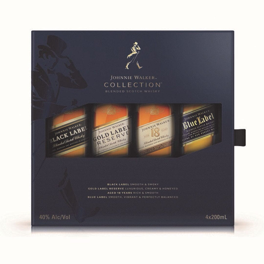 Johnnie Walker Collection Gift Set (4X200ML) Scotch Whisky Johnnie Walker