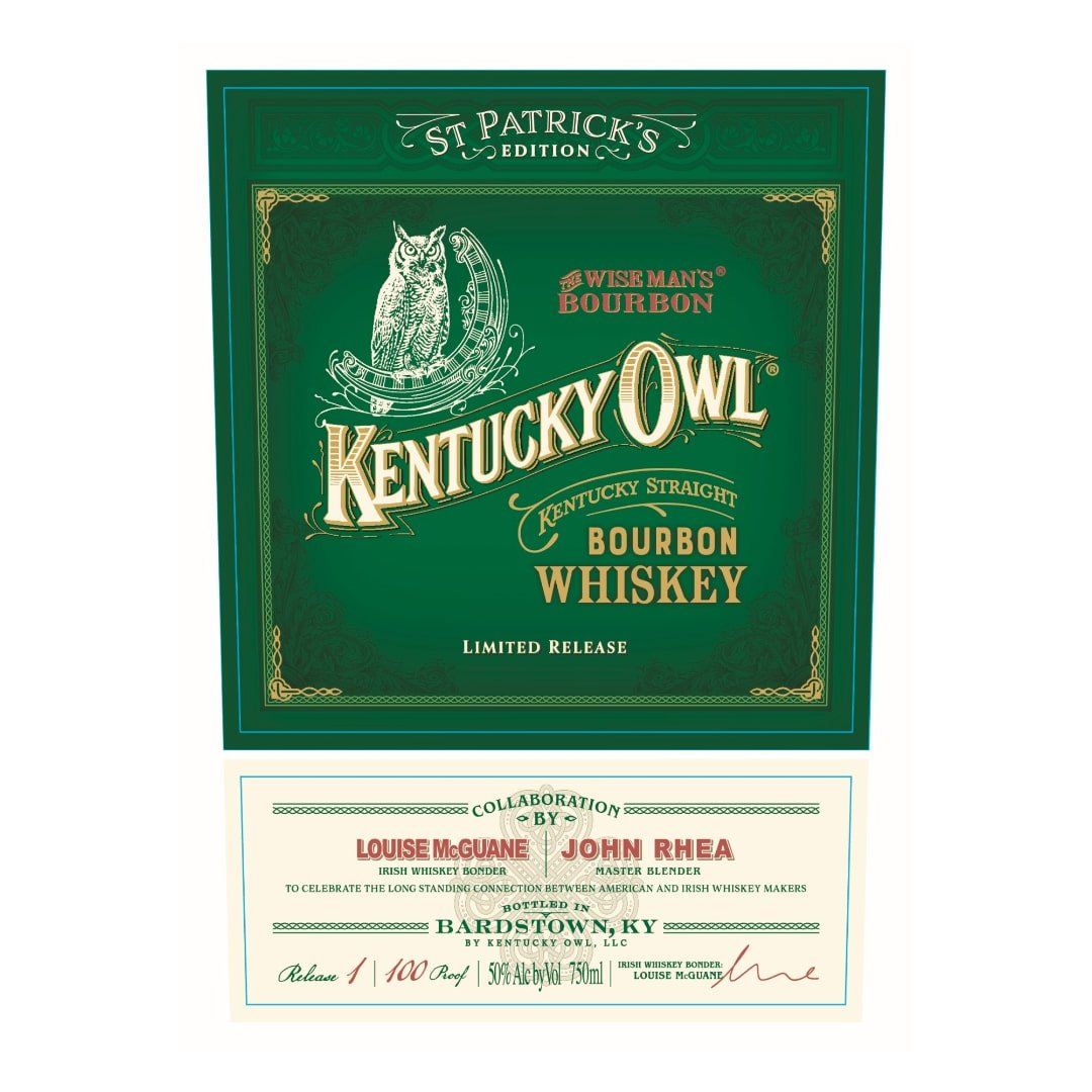 Kentucky Owl Bourbon St. Patrick's Edition Kentucky Straight Bourbon Whiskey Kentucky Owl