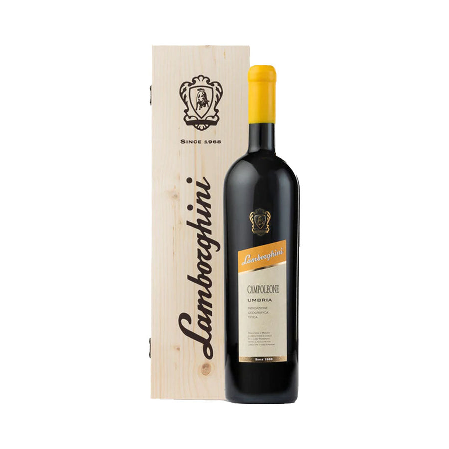 Lamborghini Campoleone Magnum W/ Wooden Box Wine Lamborghini