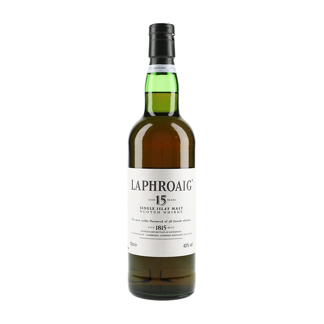 Laphroaig 15 Year Old Single Islay Malt Scotch Whisky 1990s Bottling Scotch Whisky Laphroaig