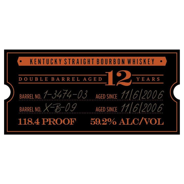 Lux Row Distillers 12 Year Old Double Barreled Bourbon Kentucky Straight Rye Whiskey Lux Row Distillers