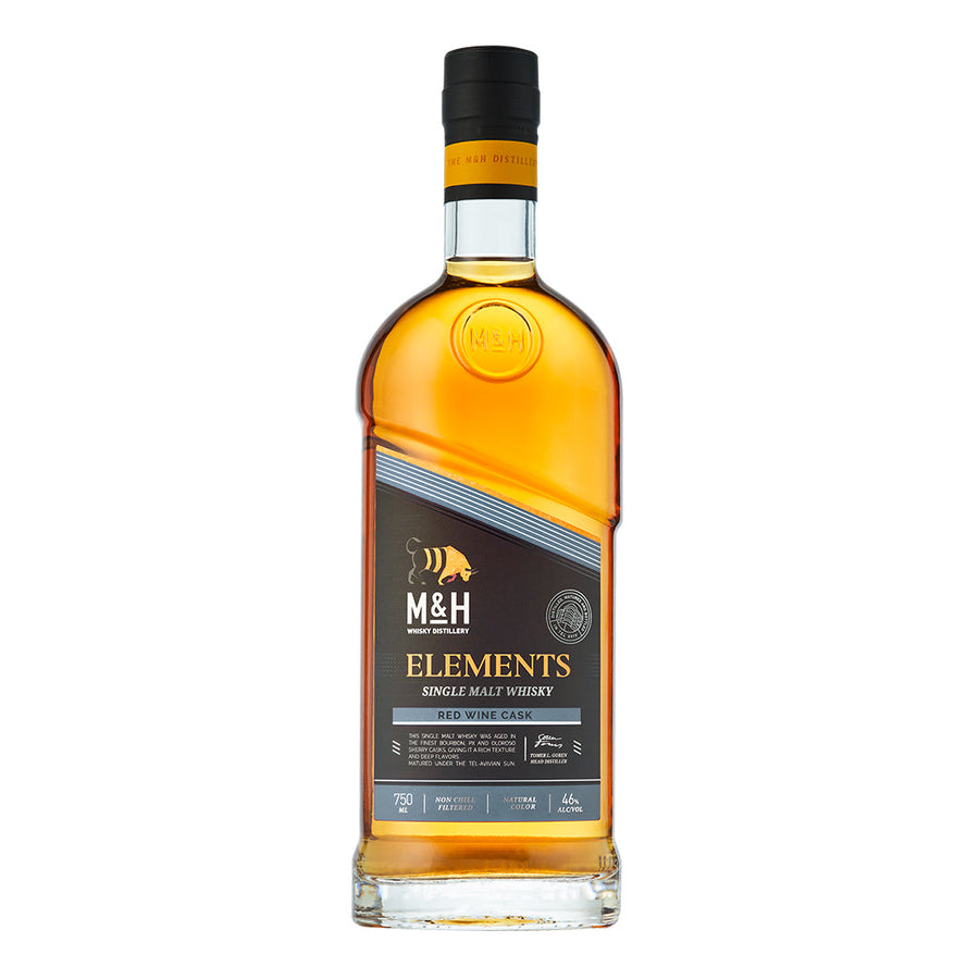 M&H Elements Red Wine Israeli Whisky M&H Distillery