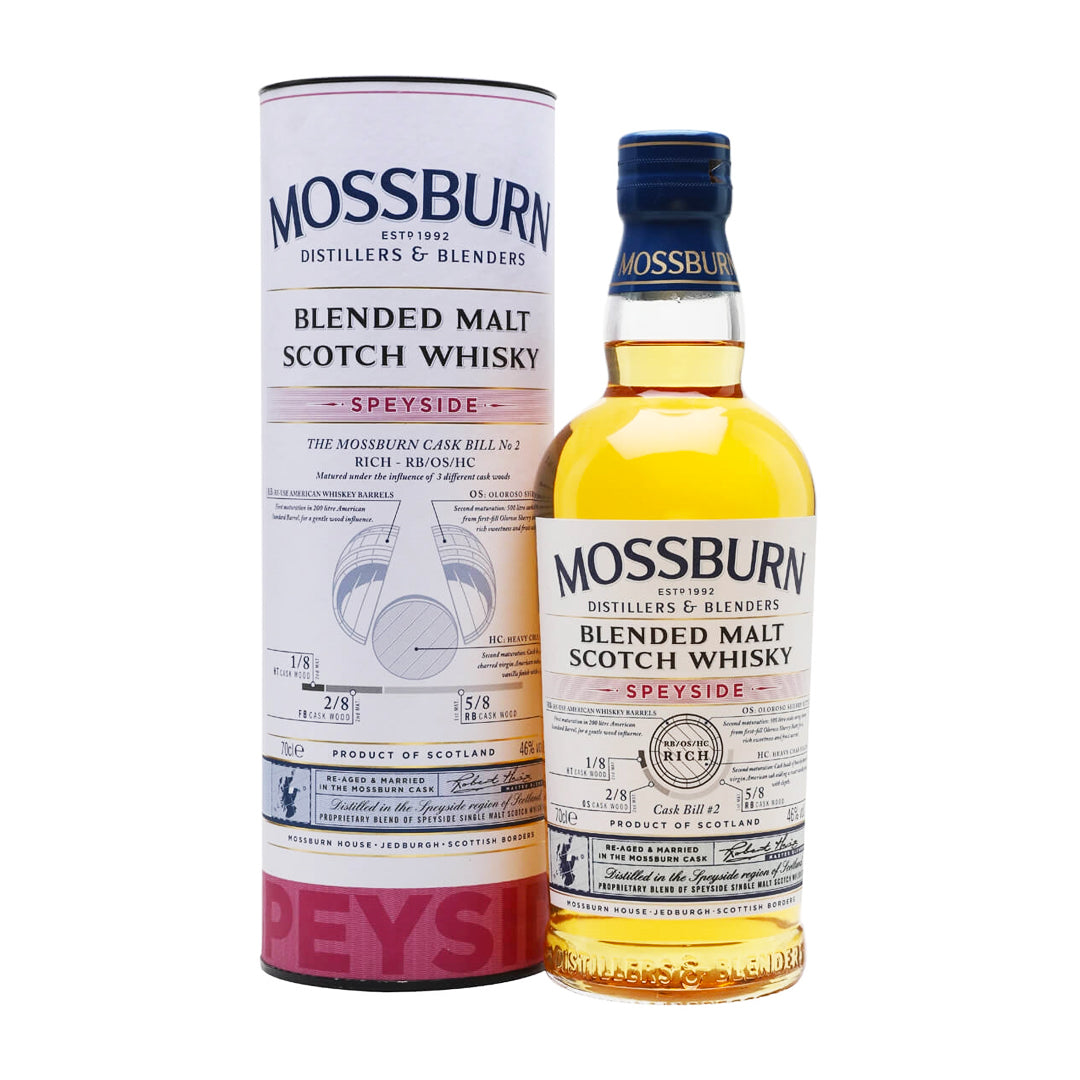 Mossburn Speyside Blended Malt Scotch Whisky Scotch Whisky Mossburn Whisky