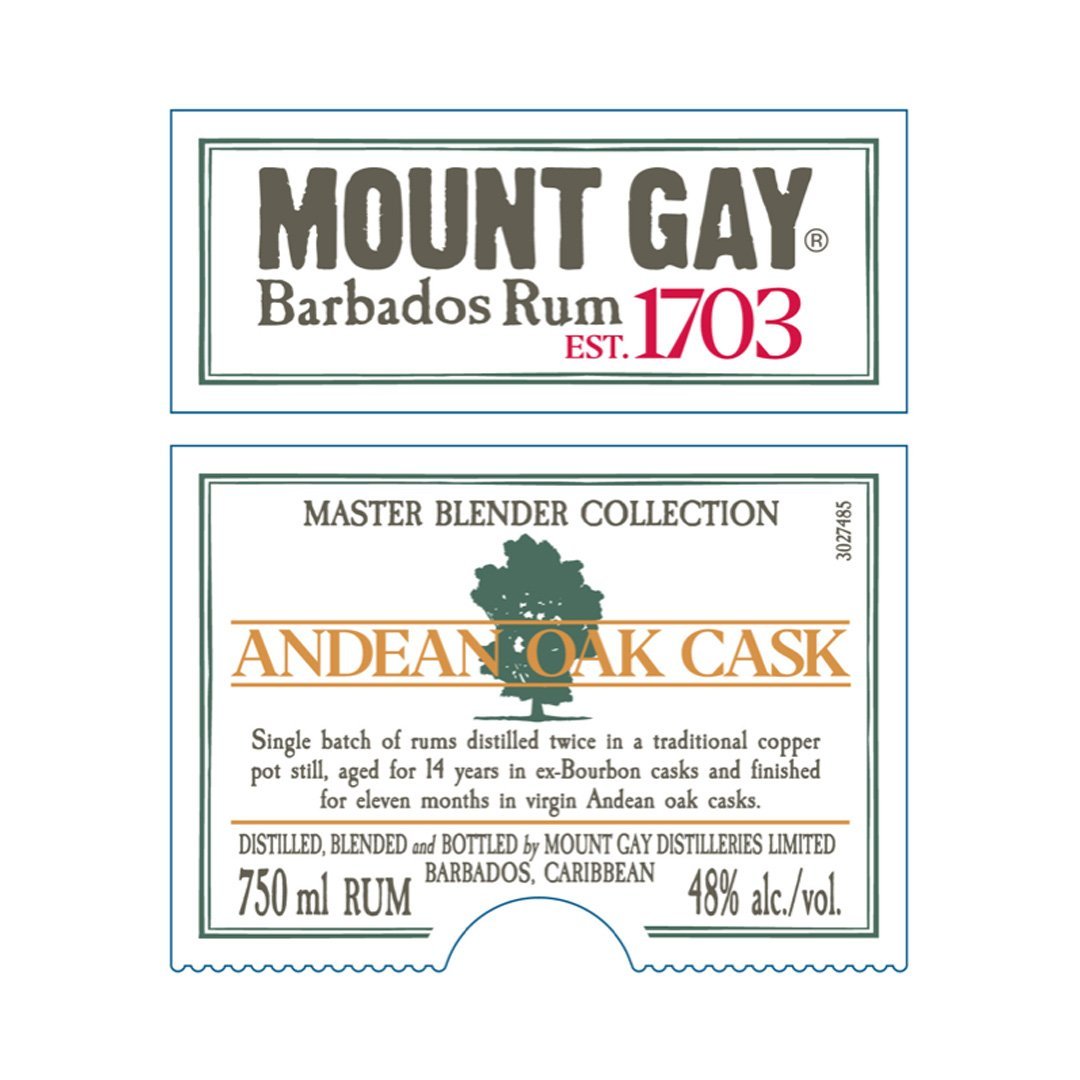Mount Gay 1703 Andean Oak Cask Rum Rum Mount Gay Rum