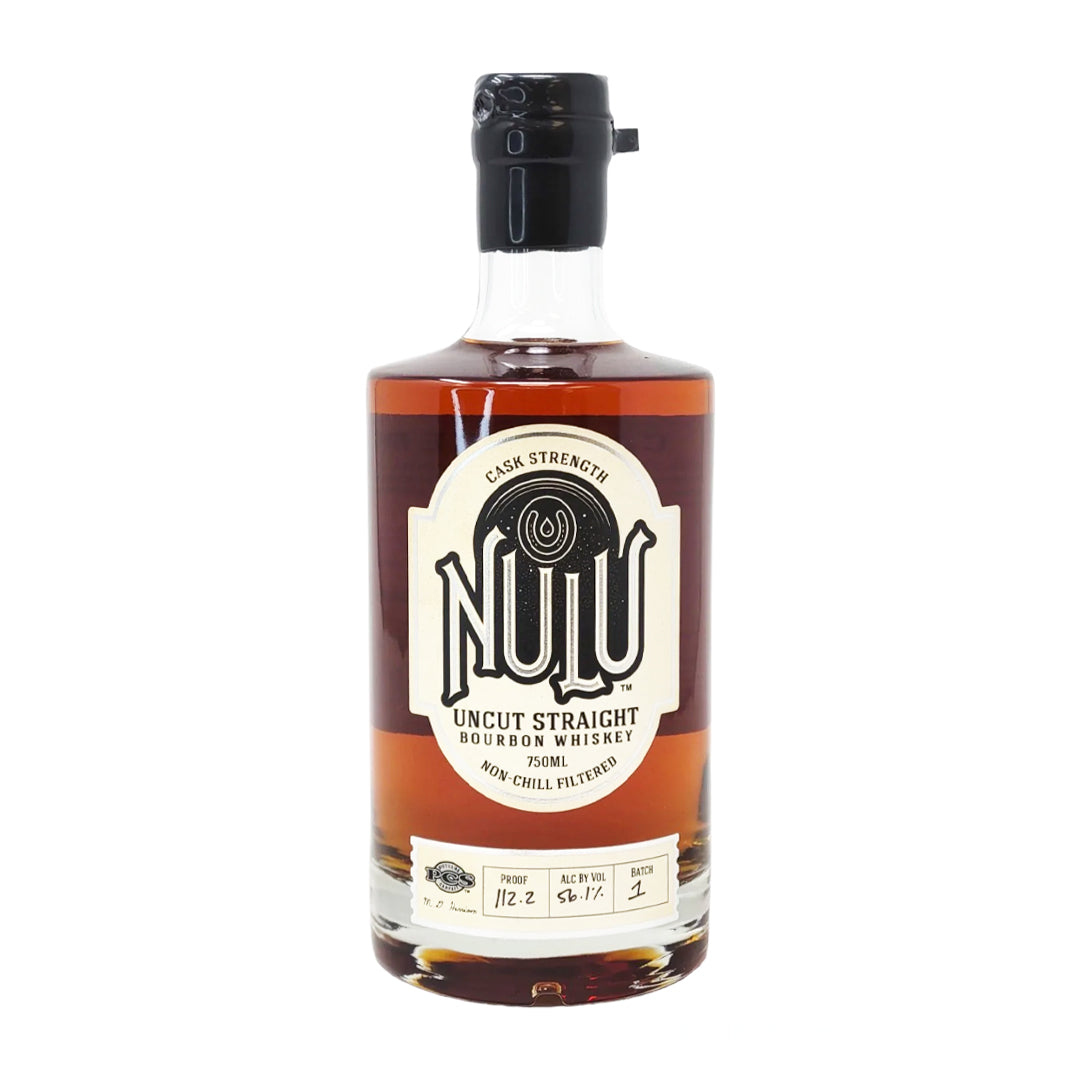 Nulu Cask Strength Uncut Bourbon Blend 112.2 Proof Bourbon Whiskey Nulu