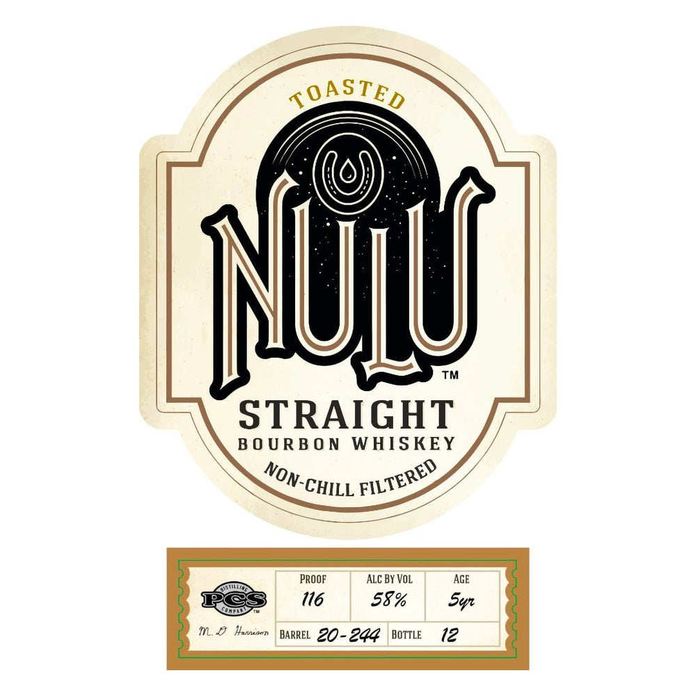 Nulu Toasted Single Barrel Bourbon Straight Bourbon Whiskey Nulu