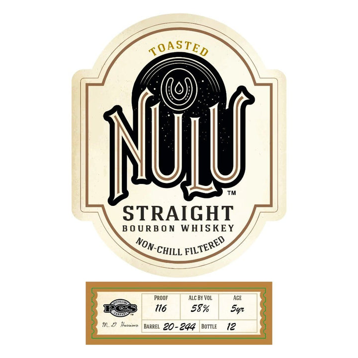 Nulu Toasted Single Barrel Bourbon Straight Bourbon Whiskey Nulu