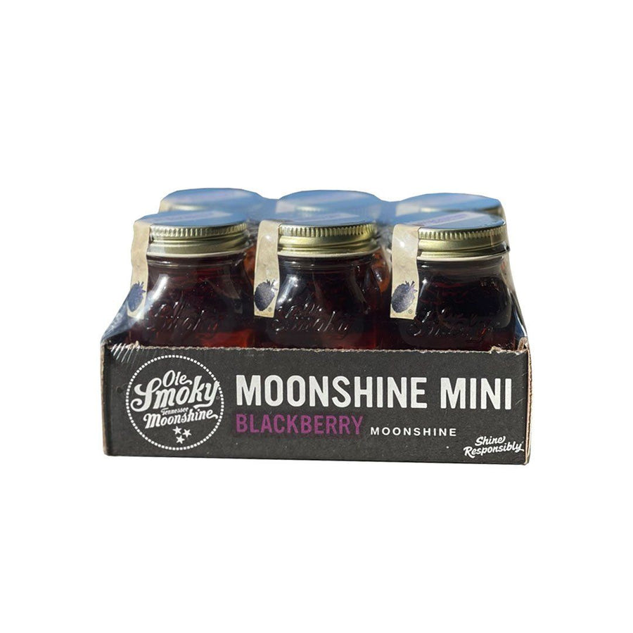 Ole Smoky Blackberry Moonshine Mini 50ml 6pk Moonshine Ole Smoky