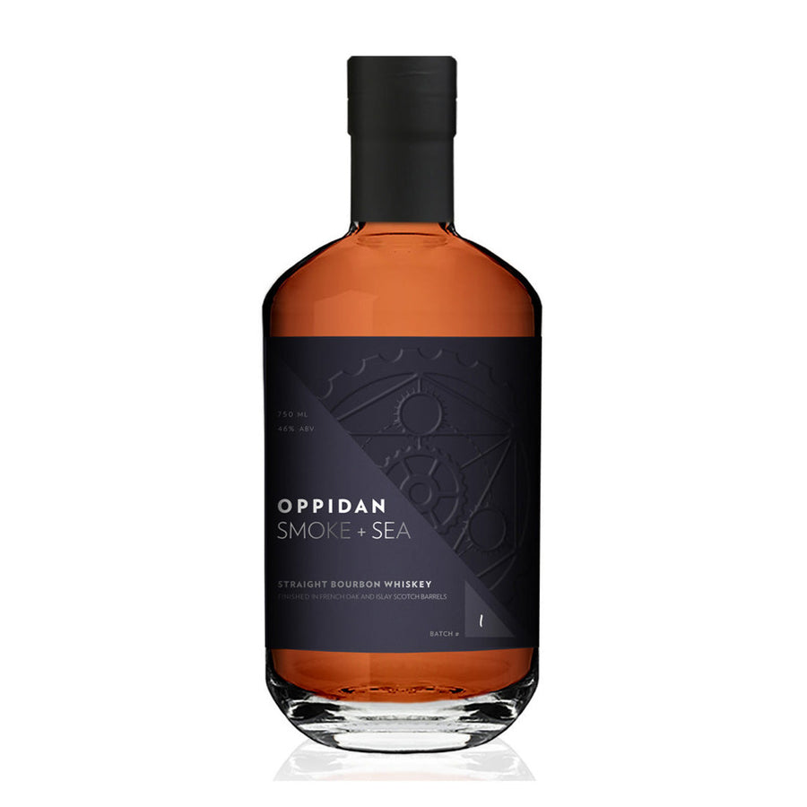 Oppidan Smoke + Sea Straight Bourbon Whiskey Oppidan Spirits