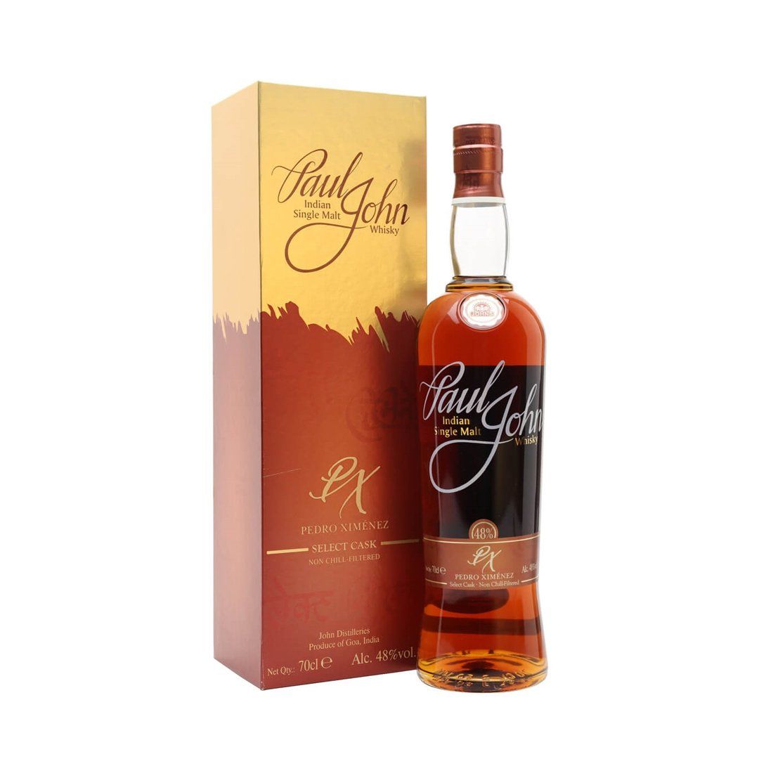 Paul John Whisky Indian Single Malt Pedro Ximenez Select Cask Indian Whisky Paul John Whisky