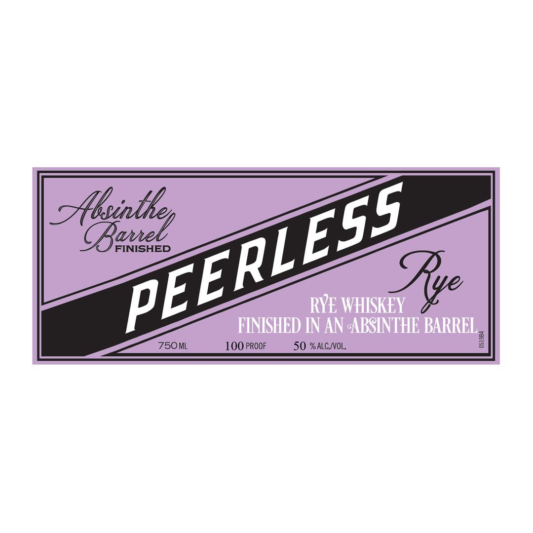 Peerless Rye Finished In An Absinthe Barrel Rye Whiskey Peerless
