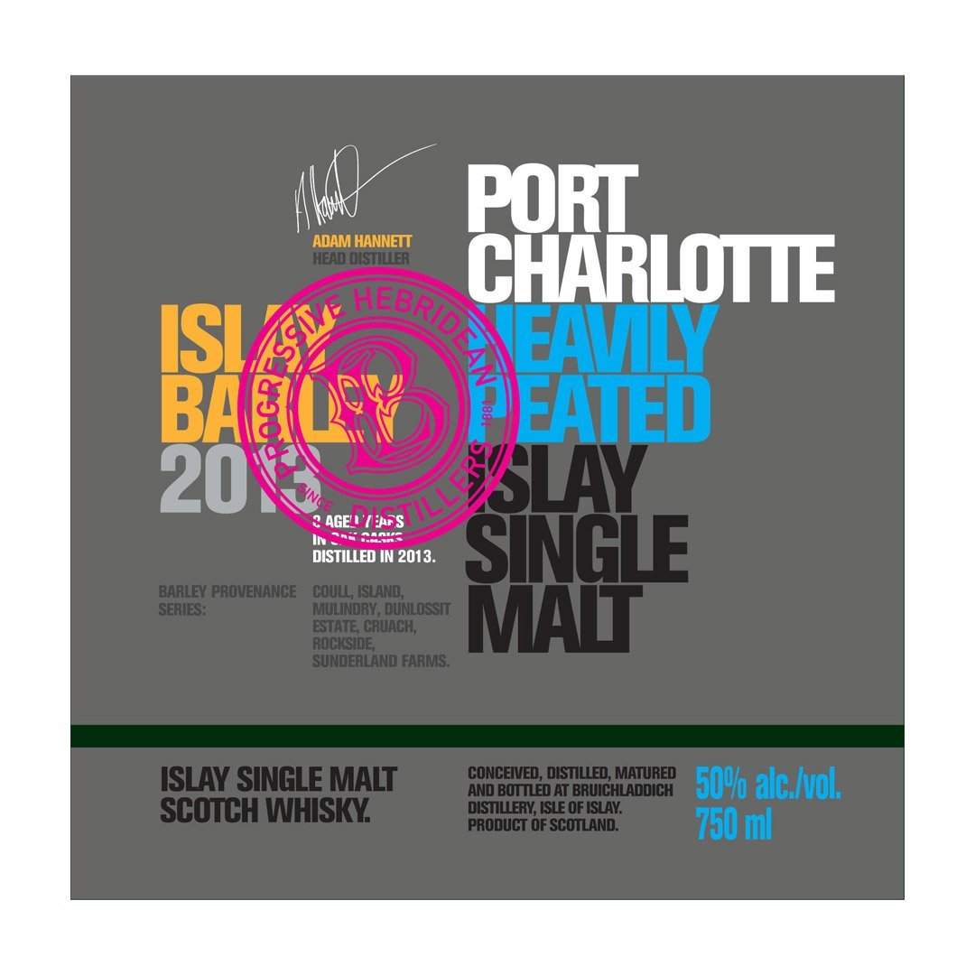 Bruichladdich Port Charlotte 2013 Islay Single Malt Bruichladdich