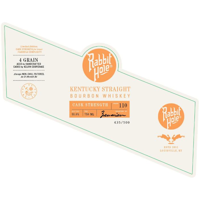 Rabbit Hole Cask Strength Bourbon Bourbon Rabbit Hole Distillery