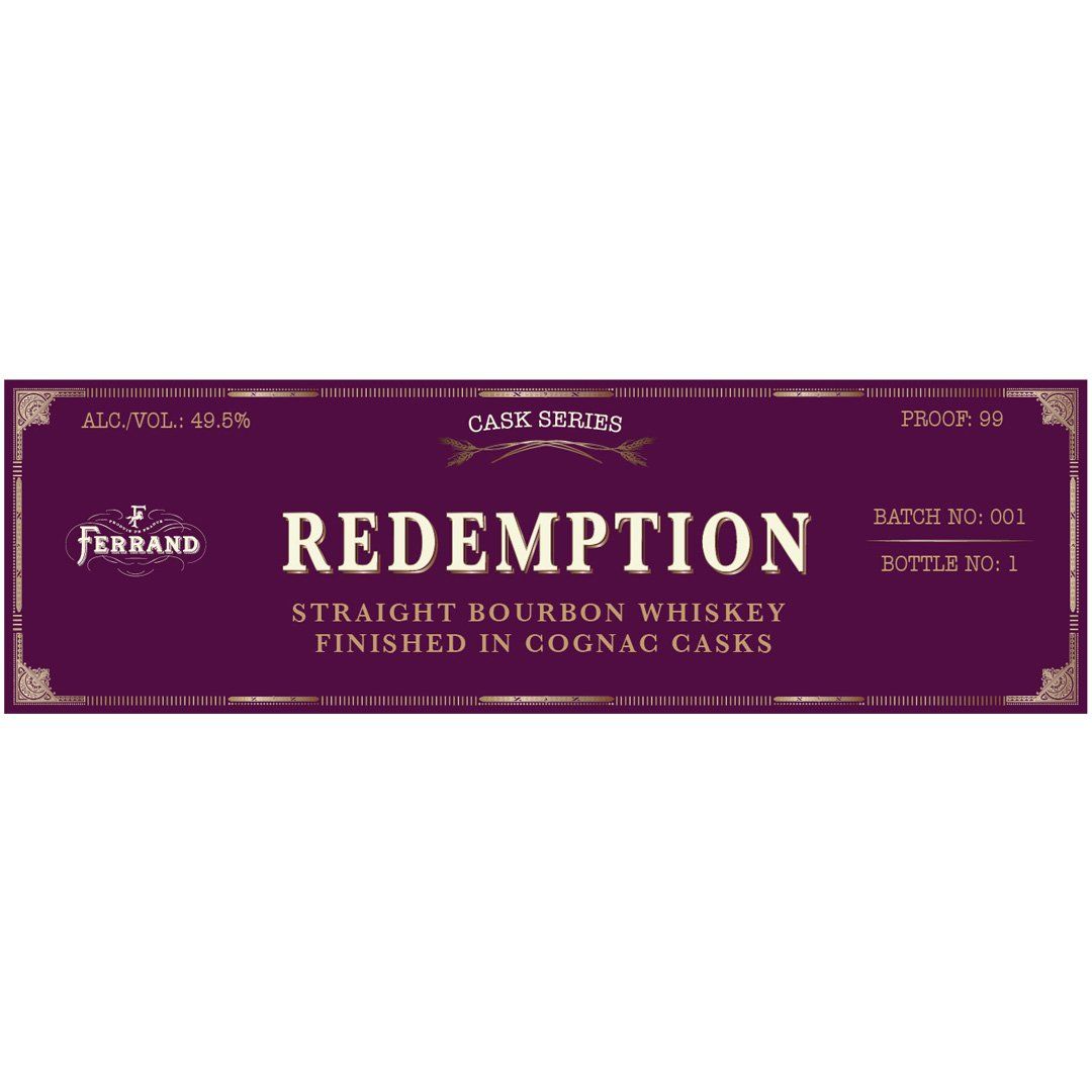 Redemption Bourbon Finished In Cognac Cask Straight Bourbon Whiskey Redemption