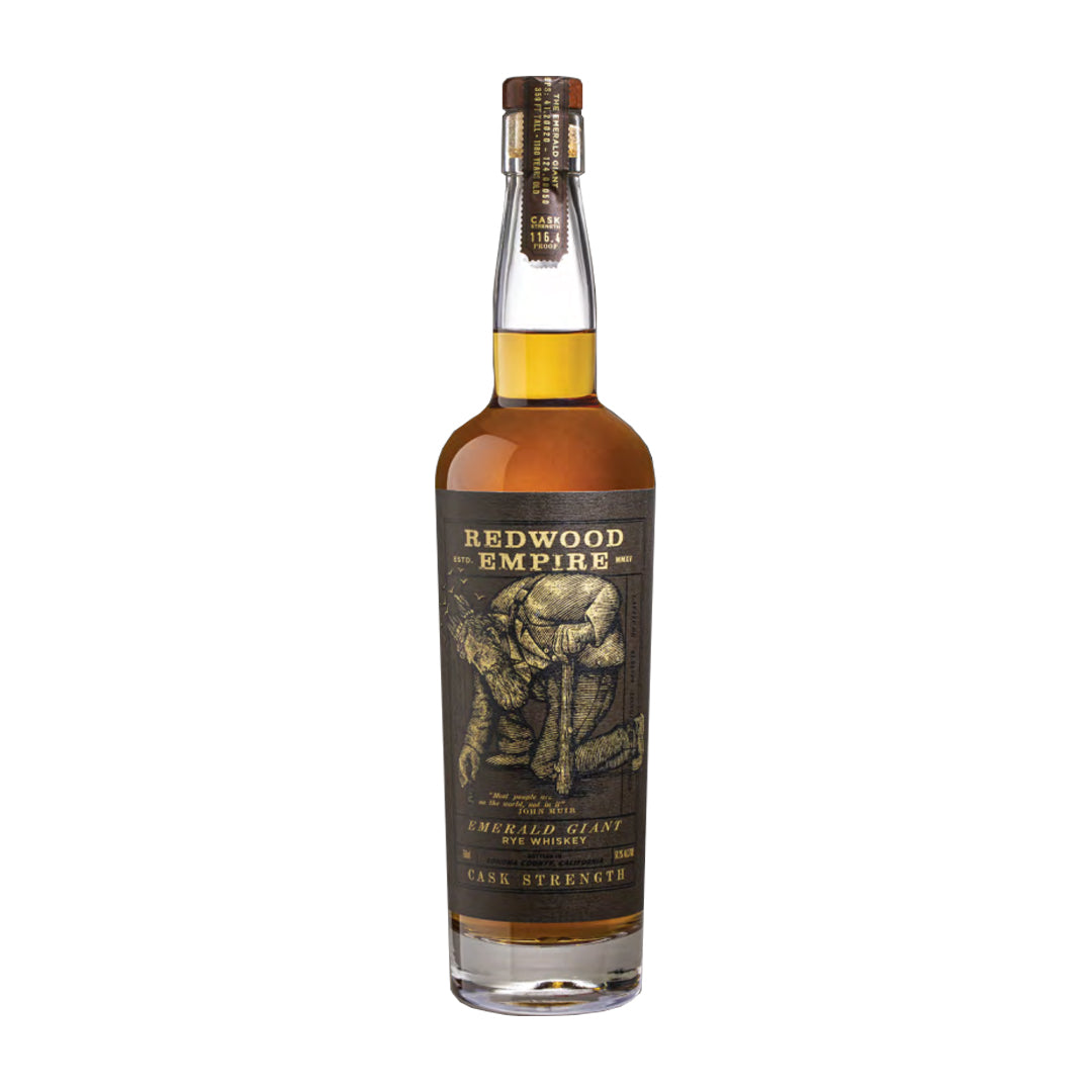 Redwood Empire Emerald Giant Rye Cask Strength Rye Whiskey Redwood Empire Whiskey
