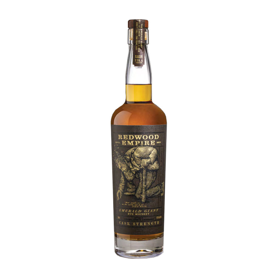 Redwood Empire Emerald Giant Rye Cask Strength Rye Whiskey Redwood Empire Whiskey