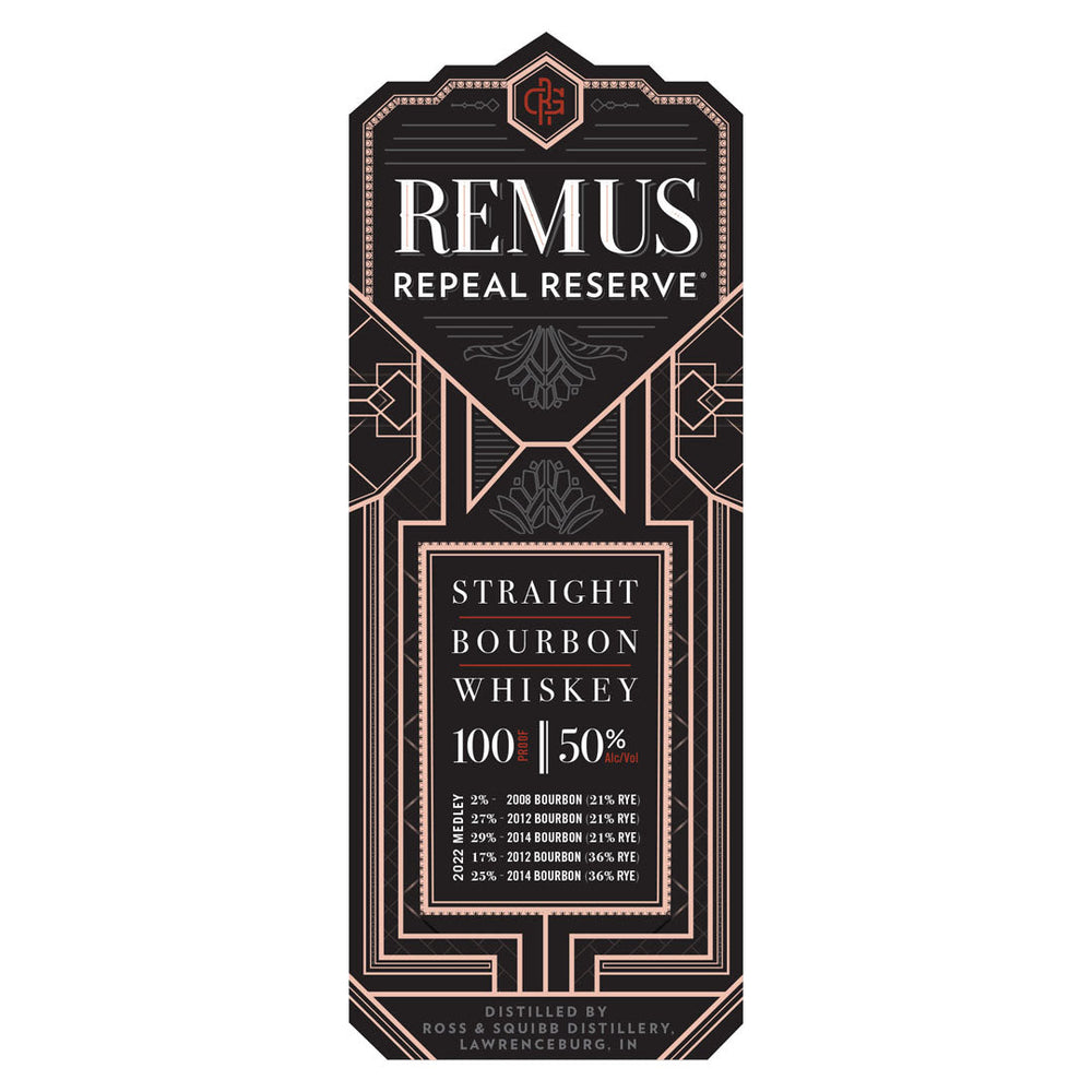 Remus Repeal Reserve VI Straight Bourbon Whiskey George Remus