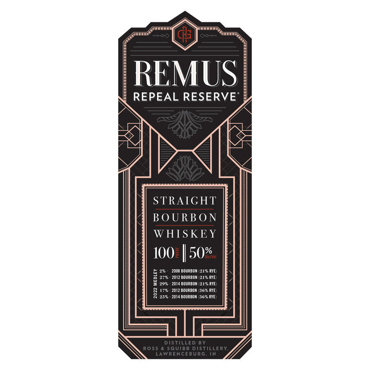 Remus Repeal Reserve VI Straight Bourbon Whiskey George Remus