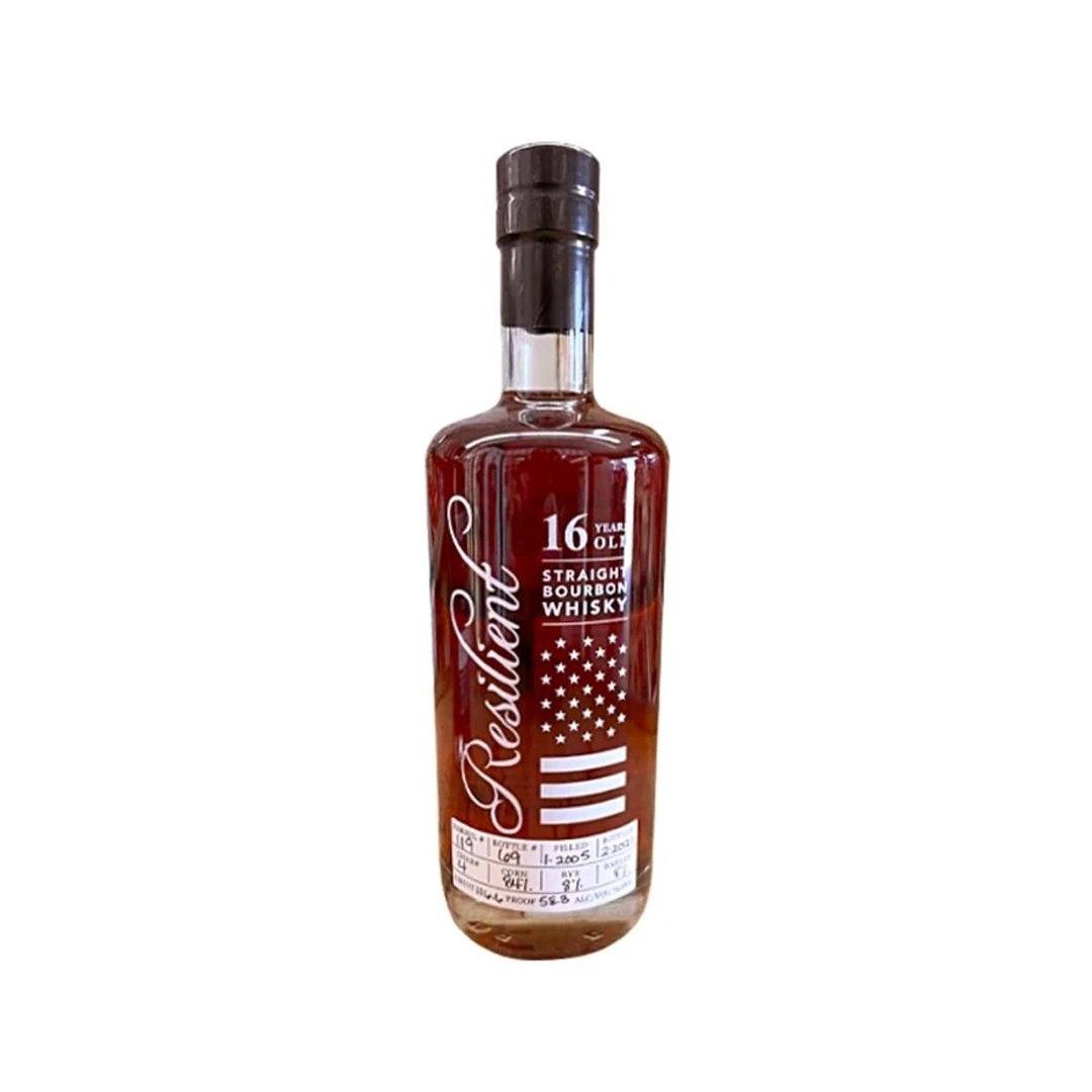 Resilient 16yr Barrel #204 Cask Strength 92.4PF Straight Bourbon Whiskey Resilient Bourbon