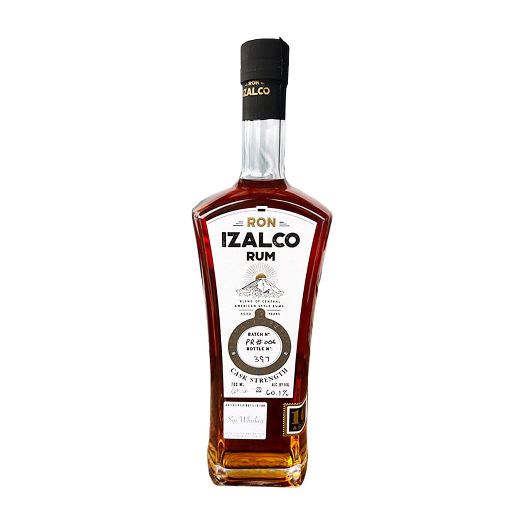 Ron Izalco "Sip Whiskey" Exclusive 10 Year Old Private Reserve 120.2 Proof Cask Strength Rum Rum Ron Izalco