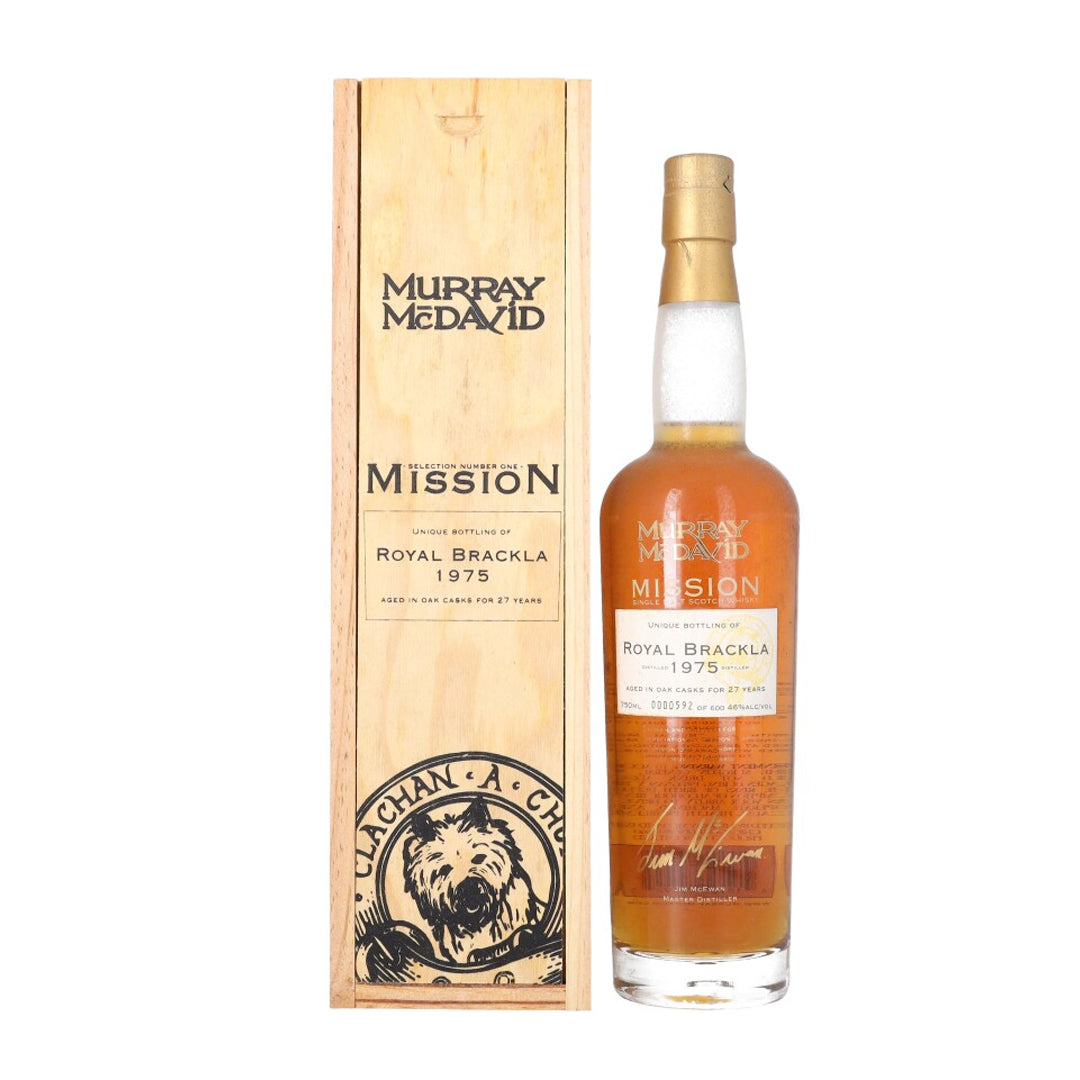Royal Brackla 1975 Murray McDavid 27 Year Old Mission Scotch Whisky Royal Brackla Distillery