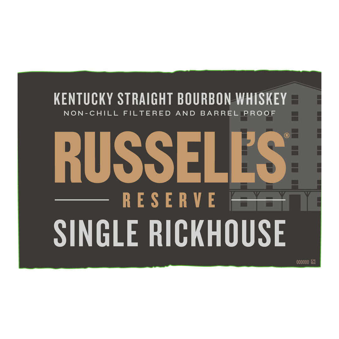 Russell's Reserve Barrel Proof Single Rickhouse Kentucky Straight Bourbon Whiskey Russell’s Reserve