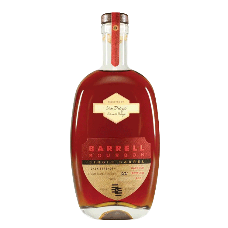 Barrell Craft Spirits Single Barrel Bourbon Selected by SDBB Bourbon Whiskey Barrell Craft Spirits
