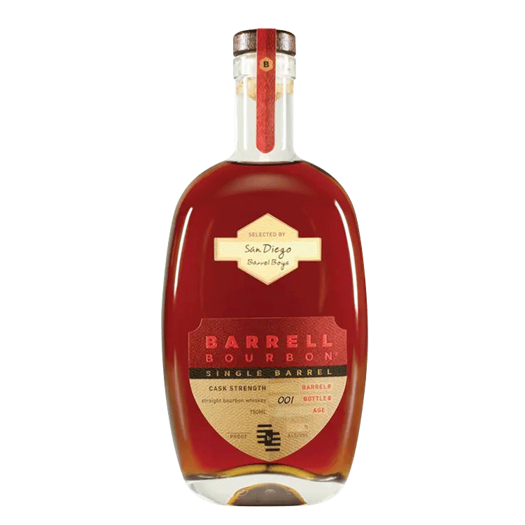 Barrell Craft Spirits Single Barrel Bourbon Selected by SDBB Bourbon Whiskey Barrell Craft Spirits 