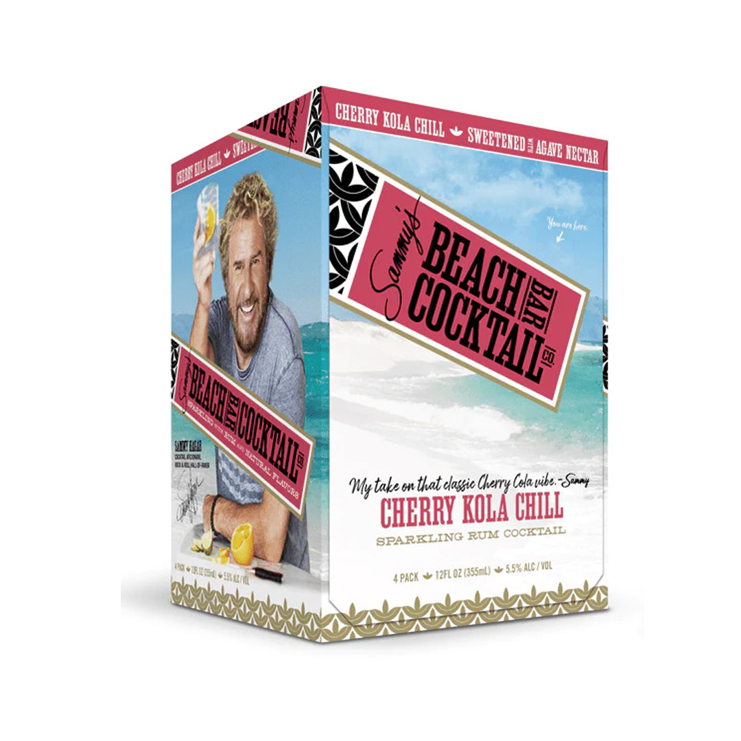 Sammy Hagar Cherry Kola Chill Beach Bar Cocktail 4pk Cocktail Sammy Hagar