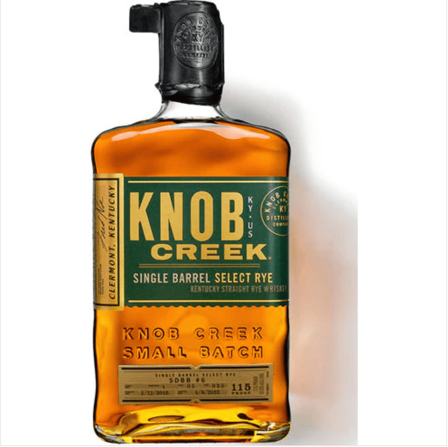 Knob Creek Single Barrel Select Rye "SDBB #6" 115 Proof Rye Whiskey Knob Creek