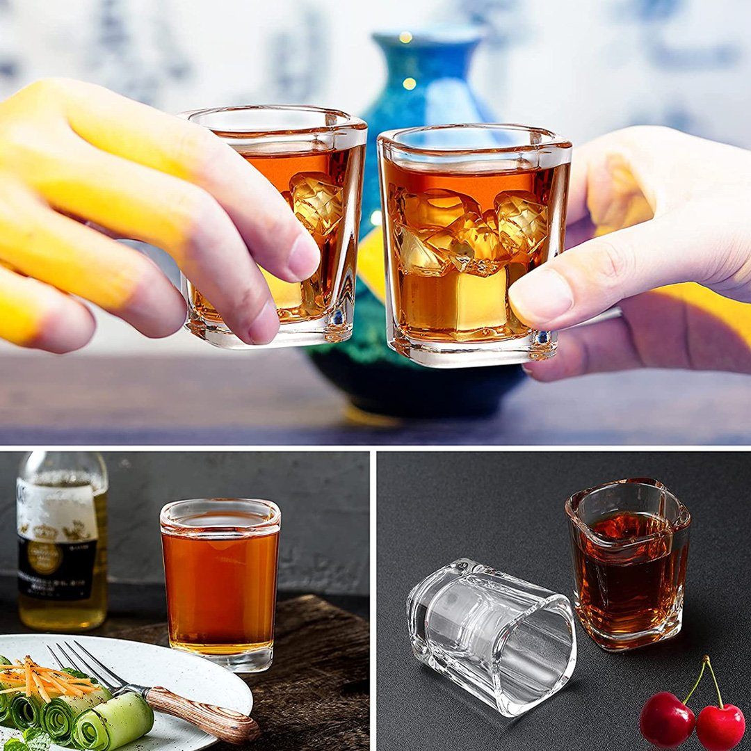 Shot Glasses Set Of 2 - 2.2Oz Accessories JIUZHU