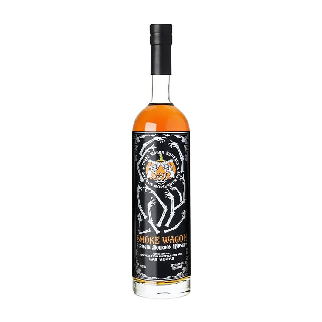 Smoke Wagon Straight Bourbon Glow In The Dark Halloween Edition 2022 Straight Bourbon Whiskey Smoke Wagon Bourbon Single Bottle